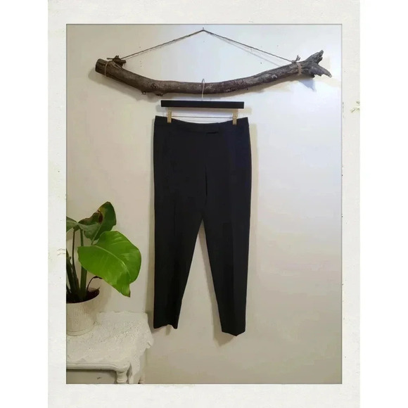 Anne Klein Pants - Anne Klein | Black Cropped Ankle Relaxed Slacks Dressy Tapered Pants